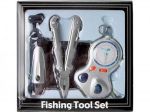 Подарок рыбаку: фонарь, мультиинструмент-пассатижи, весы с рулеткой